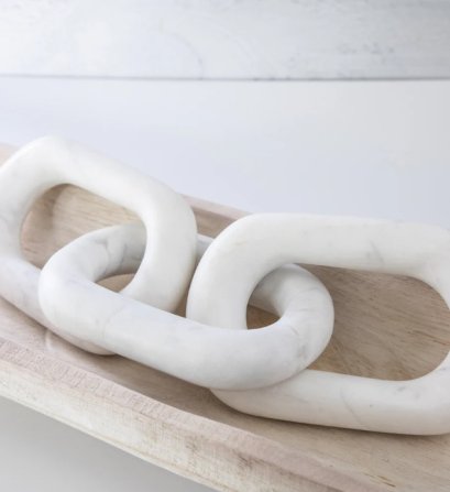 Marble Chain,Natural White