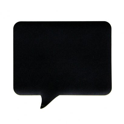 Magnetic Chalkboard in Speech Bubble shape