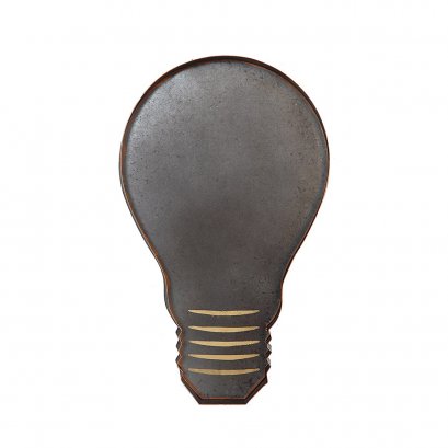 ตกแต่งผนัง Metal Light Bulb Shaped Wall Décor