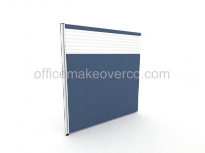 พาร์ทิชั่นรุ่นมาตรฐานแบบทึบกึ่งกระจกลาย 150 x 160 cm.