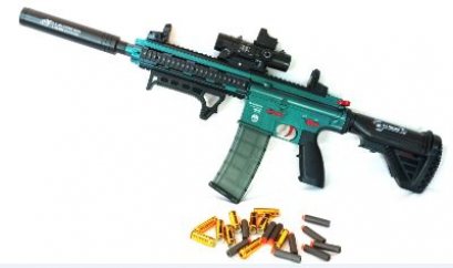 M416 ปืนไฟฟ้ากระสุนโฟมโบลท์แอคชั่นคัดปลอก