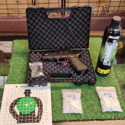 บีบีกันBELLรุ่นGLOCK18Cจัดโปรพร้อมเล่นพร้อมส่ง