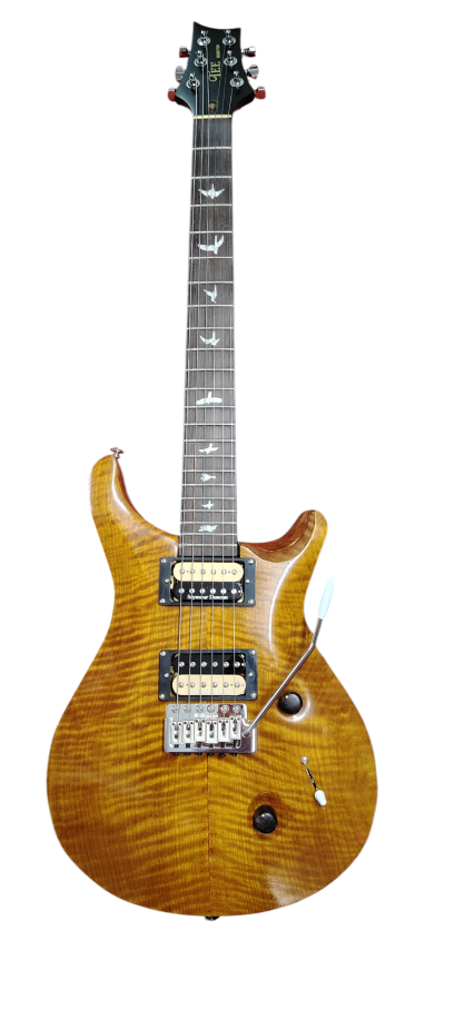 กีตาร์ไฟฟ้าแบรนด์TEEทรงPRSไม้ไทยไม้ตะแบกโปรพร้อมของแถมพร้อมค่าส่งฟรี