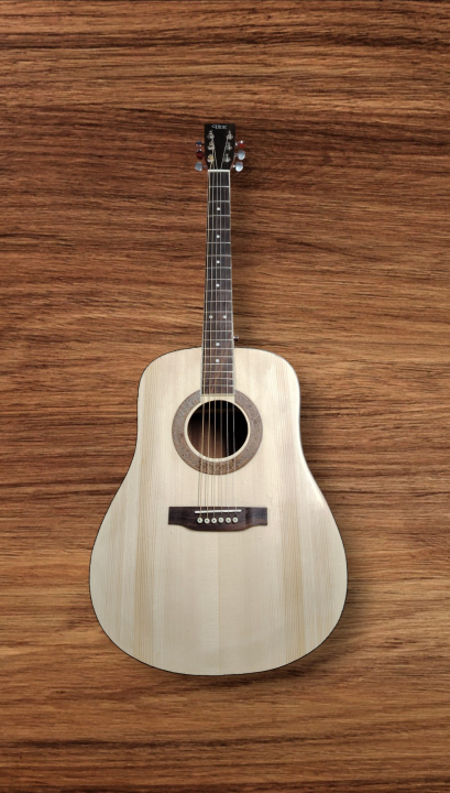 กีตาร์โปร่งงานแฮนด์เมดแบรนด์TEEโปรของแถมมากมายพร้อมค่าส่งฟรี