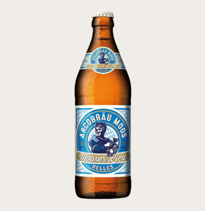 Arcobräu Gräfliches Brauhaus Mooser Liesl Helles Lager 500ml.