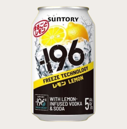 Suntory Strong Zero -196°C Lemon 350ml