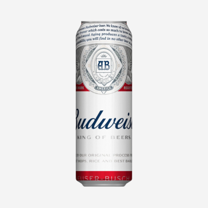 Budweiser Can 500ml.
