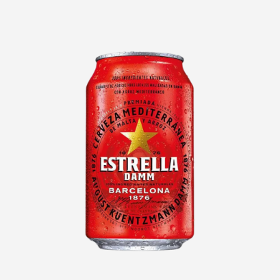 Estrella Damm Barcelona Can 330ml.