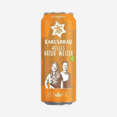 Karlsbräu Helles Natur Weizen 500ml.