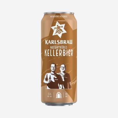 Karlsbräu Naturtrübes Kellerbier 500ml.