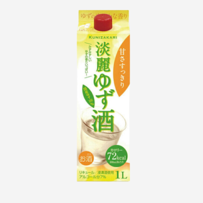 Kunizakari Tanrei Yuzushu Sake 1000ml.