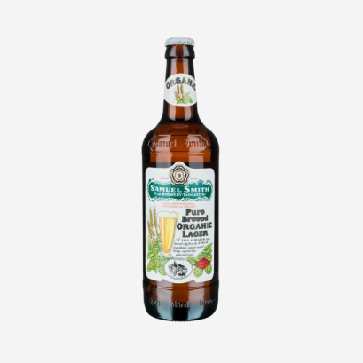 Samuel Smith Pure Brewed Organic Lager 500ml.