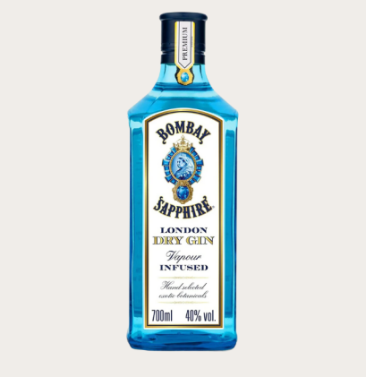 Bombay Sapphire Gin 750ml.