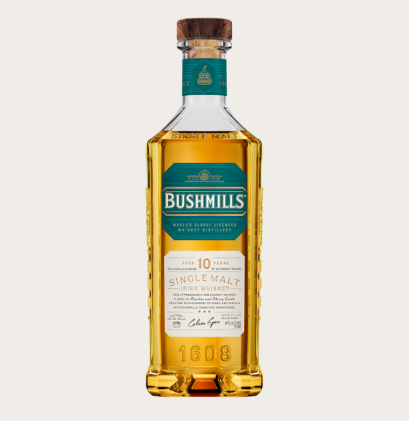 Bushmills 10 Year Old Single Malt Irish Whiskey 700ml.