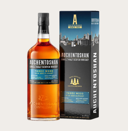 Auchentoshan Three Wood 700ml.