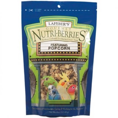 Lafeber-ป๊อปคอร์นเบอร์รี่รวมสำหรับนกขนาดเล็ก-กลางเกรดพรีเมี่ยมออร์แกนิค