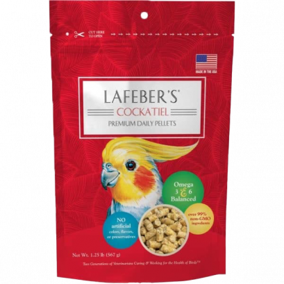 Lafeber-อาหารนกคอกคาทีลแกรนูล พรีเมียม เดลี่ ไดเอท