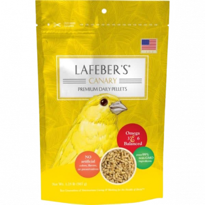 Lafeber-อาหารนก คะแนรี พรีเมียม เดลี่ ไดเอท เพลเลท อาหารนกขนาดเล็ก