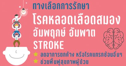 ทางเลือกการรักษาโรคหลอดเลือดสมอง Stroke อัมพฤกษ์ อัมพาต จ้งเฟิง 中风  