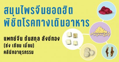 สมุนไพรจีนยอดฮิต พิชิตโรคทางเดินอาหาร