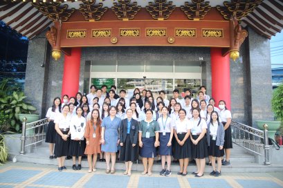 ต้อนรับคณาจารย์และนักศึกษา จากสถานการแพทย์แผนไทยประยุกต์คณะแพทยศาสตร์ศิริราชพยาบาล มหาวิทยาลัยมหิดล เข้าศึกษาดูงานการแพทย์แผนจีน