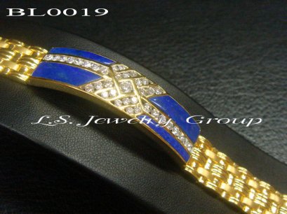 สร้อยข้อมือประดับLapis lazuli