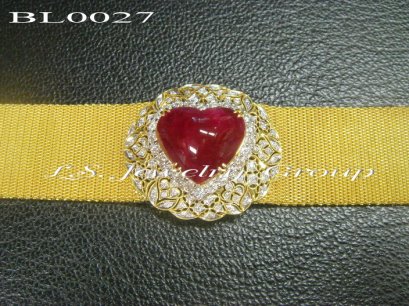 สร้อยข้อมือทับทิมพม่า