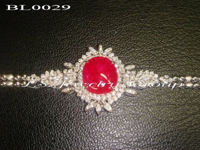 สร้อยข้อมือทับทิมพม่า