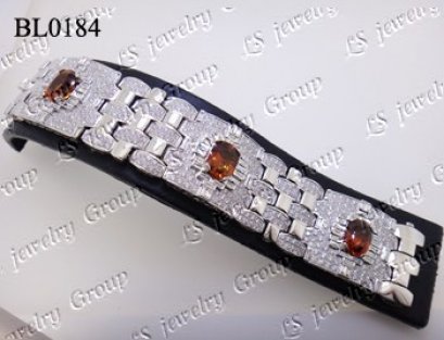 สร้อยข้อมือบุษราคัมจันทบุรีธรรมชาติเจียระไน