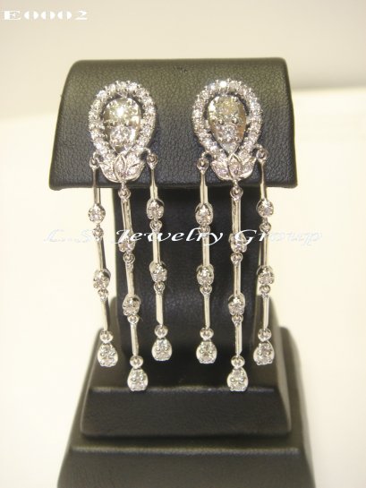 ต่างหูเพชร Heart & Arrow