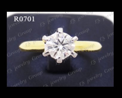 แหวนเพชรชู (Diamond Ring) เพชร Heart&Arrow - Russian Cut