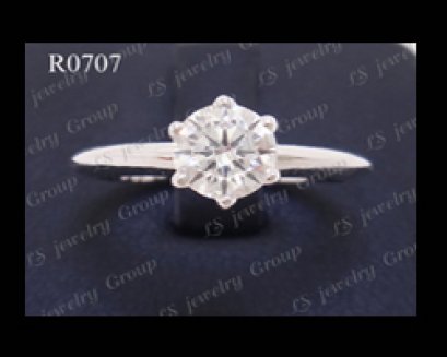 แหวนเพชรชู (Diamonds Ring) เพชร Heart&Arrow - Russian Cut