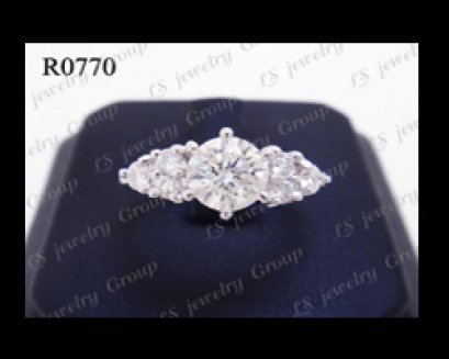 แหวนเพชร (Diamonds Ring) เพชร Heart & Arrow - Russian Cut