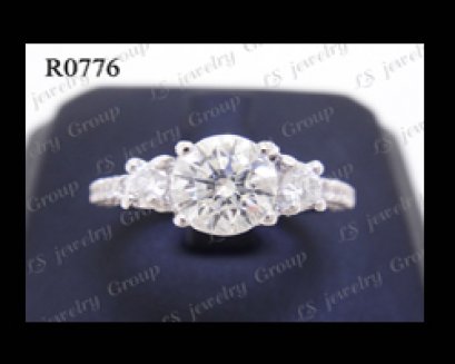 แหวนเพชร (Diamonds Ring) เพชร Heart & Arrow - Russian Cut