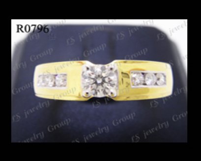 แหวนเพชร (Diamonds Ring) เพชร Heart & Arrow - Russian Cut