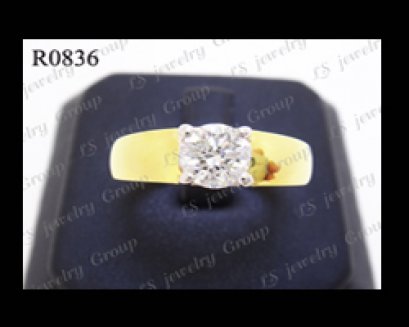 แหวนเพชร (Diamonds Ring) เพชร Heart&Arrow - Russian Cut