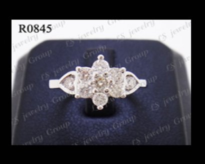 แหวนเพชร (Diamonds Ring) เพชร Heart & Arrow - Russian Cut