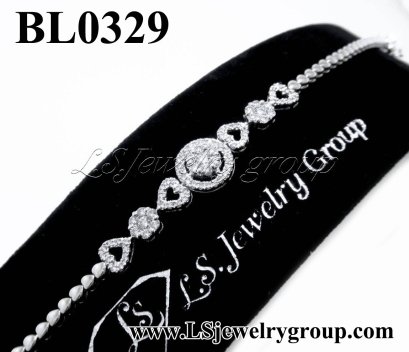 สร้อยข้อมือเพชรแท้ธรรมชาติ (Natural Diamonds) 1.30 Ct.