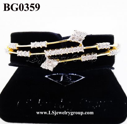 กำไลเพชรแท้ธรรมชาติ 1.50 Ct. น้ำ100-99% เพชรแท้ธรรมชาติ H&amp;A-รัชเชี่ยนคัท 39 เม็ด  ทองคำเปอร์เซ็นต์สูงสุด หนัก 16.400 g.