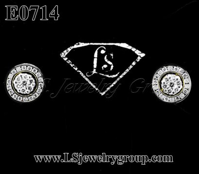 ต่างหูเพชรแท้ธรรมชาติ (Natural Diamonds) 1.30 Ct.