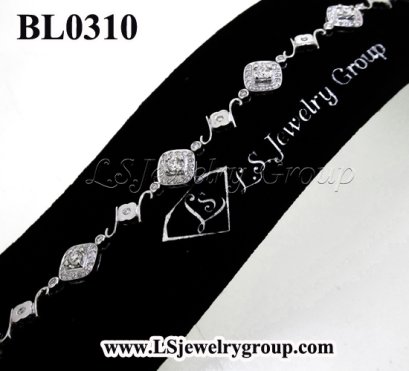 สร้อยข้อมือเพชรแท้ธรรมชาติ (Natural Diamonds)  2.20 Ct.