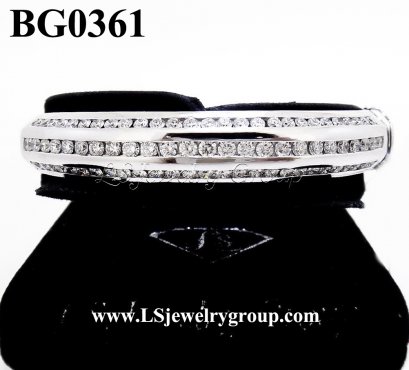 กำไลเพชรแท้ธรรมชาติ 3.25 Ct. น้ำ100-99% เพชรแท้ธรรมชาติ H&amp;A-รัชเชี่ยนคัท 79 เม็ด  ทองคำเปอร์เซ็นต์สูงสุด หนัก 29.300 g.