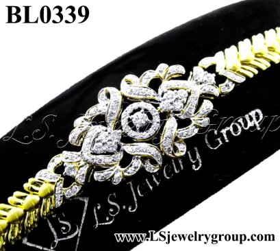 สร้อยข้อมือเพชรแท้ธรรมชาติ (Natural Diamonds) 3.20 Ct.