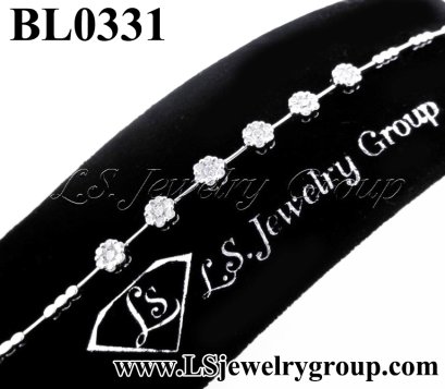 สร้อยข้อมือเพชรแท้ธรรมชาติ (Natural Diamonds) 1.10 Ct.