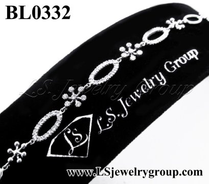 สร้อยข้อมือเพชรแท้ธรรมชาติ (Natural Diamonds) 1.35 Ct.