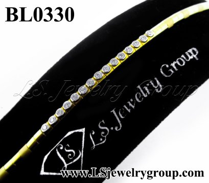 สร้อยข้อมือเพชรแท้ธรรมชาติ (Natural Diamonds) 0.75 Ct.