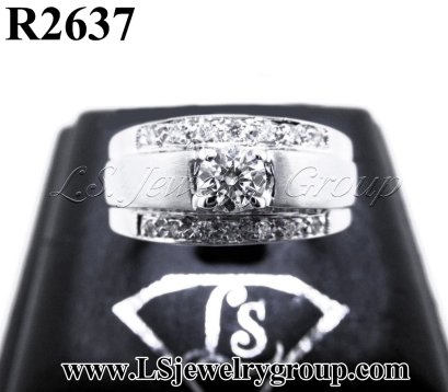 แหวนเพชรแท้ธรรมชาติ (Natural Diamonds) 0.48 Ct.