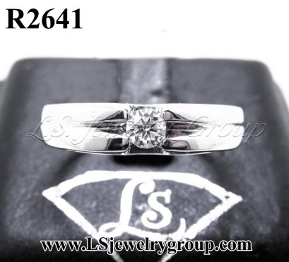 แหวนเพชรแท้ธรรมชาติ (Natural Diamonds) 0.18 Ct.