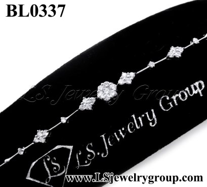 สร้อยข้อมือเพชรแท้ธรรมชาติ (Natural Diamonds) 1.15 Ct.