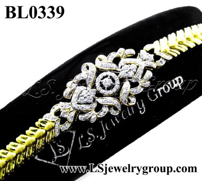 สร้อยข้อมือเพชรแท้ธรรมชาติ (Natural Diamonds) 3.20 Ct.